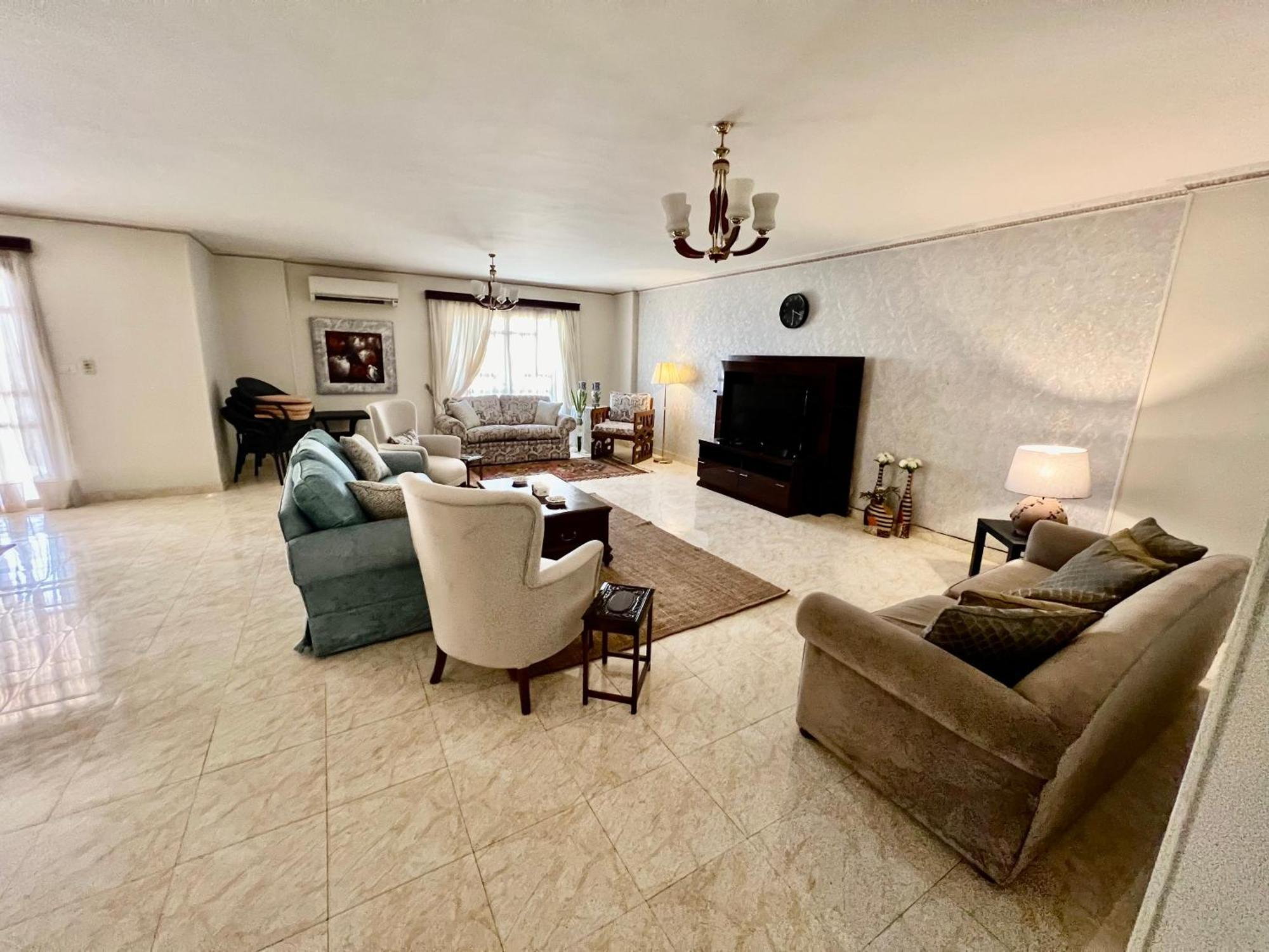 Luxurious 3 Bedroom Rustic Overlooking Huge Garden - For Families And Couples Kairo